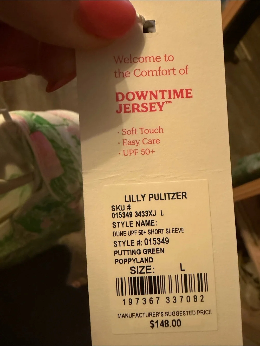 NWT: Lilly Pulitzer Putting Green Poppyland - Picture 4 of 5